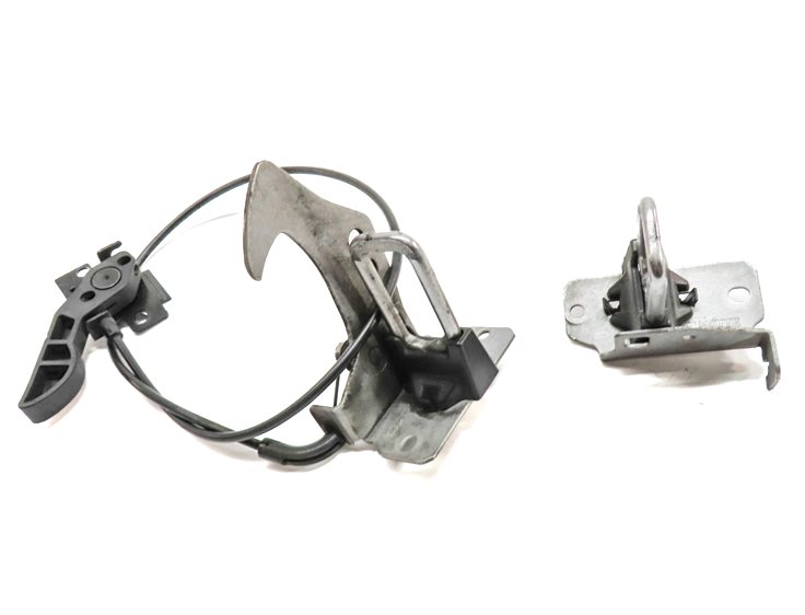 Thumbnail 2: 2014 BMW X3 (F25) FRONT HOOD BONNET LID SAFTEY HOOK RELEASE HANDLE CATCH SET/3