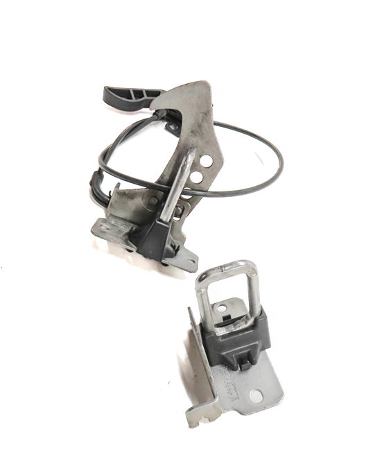 Thumbnail 3: 2014 BMW X3 (F25) FRONT HOOD BONNET LID SAFTEY HOOK RELEASE HANDLE CATCH SET/3