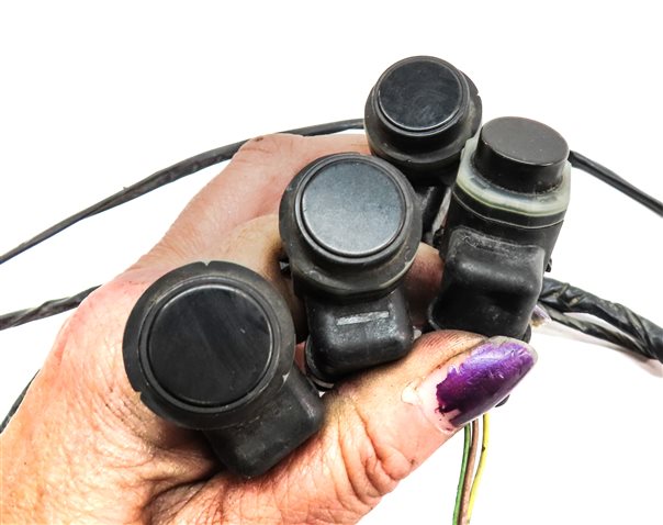 Thumbnail 5: 2014 BMW X3 (F25) REAR PARK ASSIST PDC DISTANCE CONTROL WIRE SENSOR SET/4 (Grey)