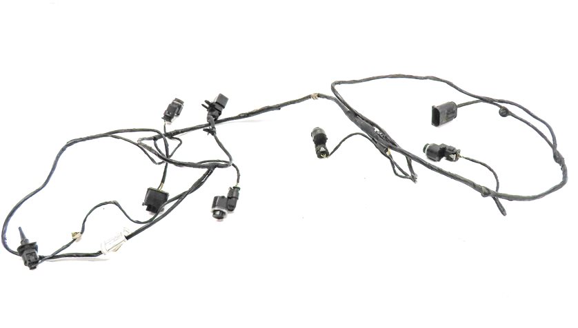 Thumbnail 2: 14 BMW X3 (F25) FRONT PARK ASSIST PDC DISTANCE CONTROL WIRE SENSOR SET/4 (Grey)