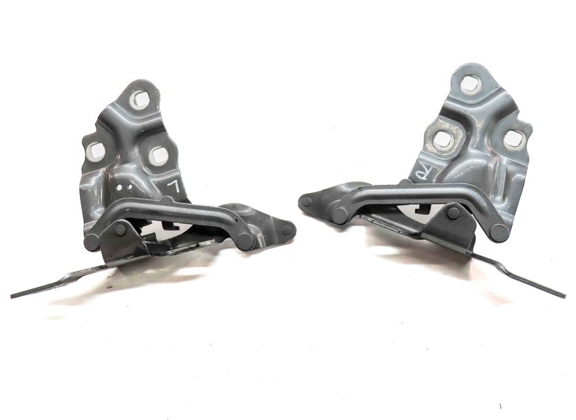 Thumbnail 2: 2011-2018 BMW X3 X4 (F25 F26) FRONT LEFT & RIGHT HOOD HINGE SET 2 (Grey)