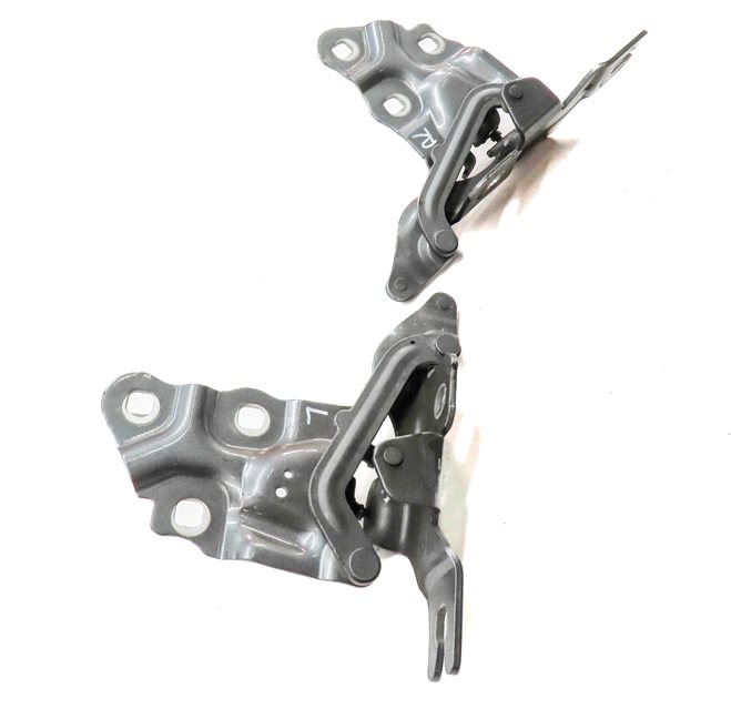 Thumbnail 4: 2011-2018 BMW X3 X4 (F25 F26) FRONT LEFT & RIGHT HOOD HINGE SET 2 (Grey)