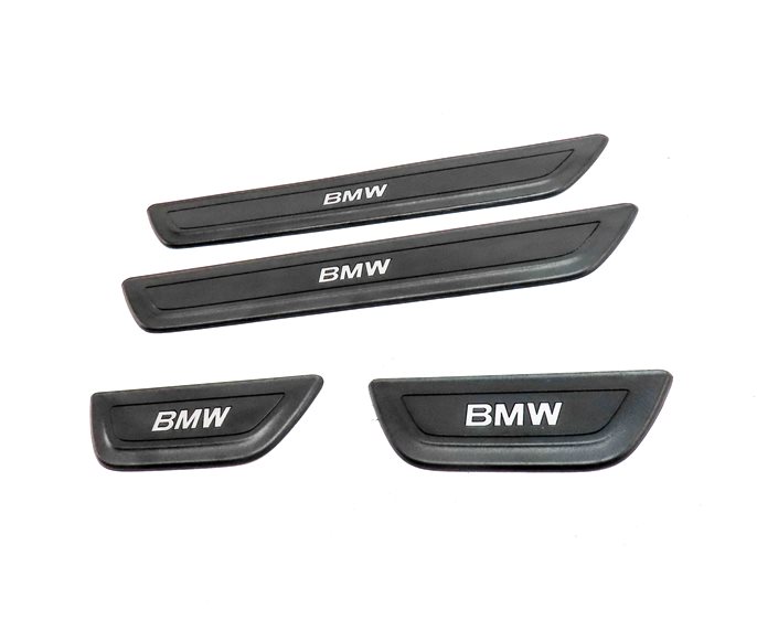 Thumbnail 2: 2014 BMW X3 (F25) FRONT & REAR DOOR SILL SCUFF TRIM PANEL PLATE SET/4