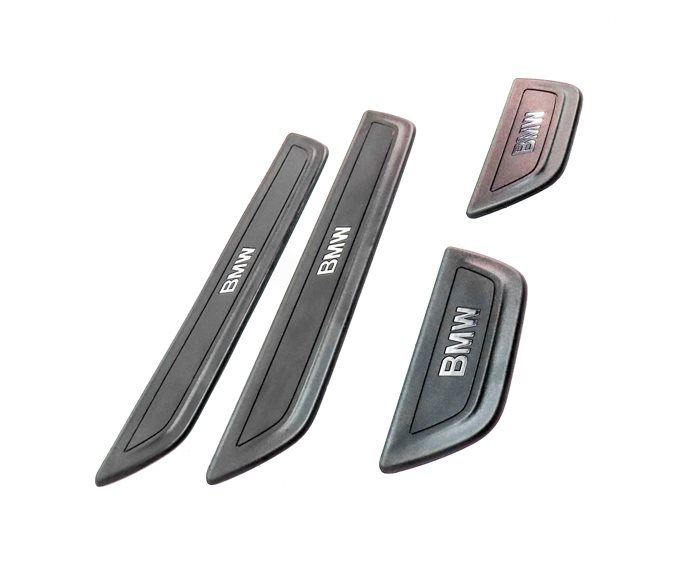 Thumbnail 4: 2014 BMW X3 (F25) FRONT & REAR DOOR SILL SCUFF TRIM PANEL PLATE SET/4