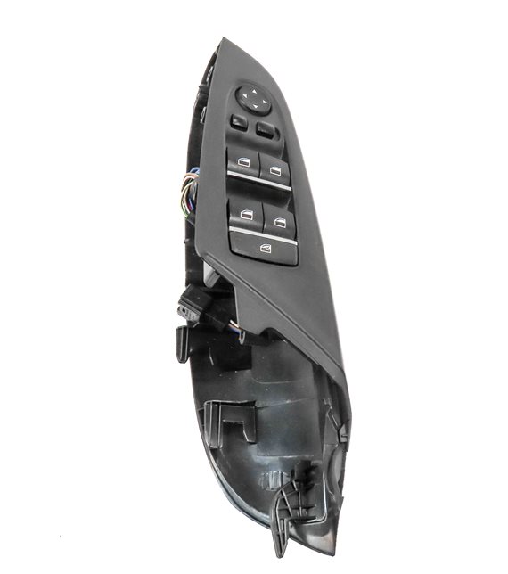 Thumbnail 3: 2012-2019 BMW 3 4 M3 X3 X4 SERIES FRONT LEFT DRIVER WINDOW SWITCH P-FOLD (BLACK)