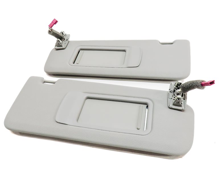 Thumbnail 3: 2011-2018 BMW X3 X4 (F25 F26) FRONT LEFT & RIGHT SUNVISOR SHADE SET (Gray)