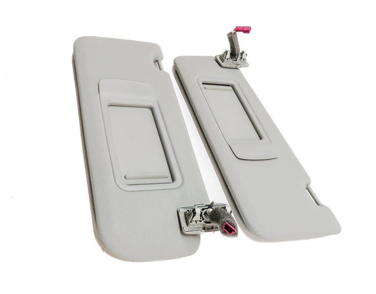 Thumbnail 4: 2011-2018 BMW X3 X4 (F25 F26) FRONT LEFT & RIGHT SUNVISOR SHADE SET (Gray)
