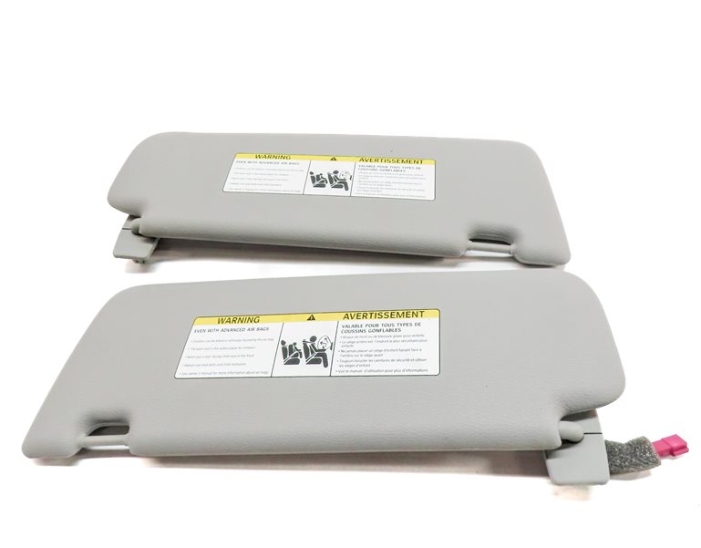Thumbnail 7: 2011-2018 BMW X3 X4 (F25 F26) FRONT LEFT & RIGHT SUNVISOR SHADE SET (Gray)