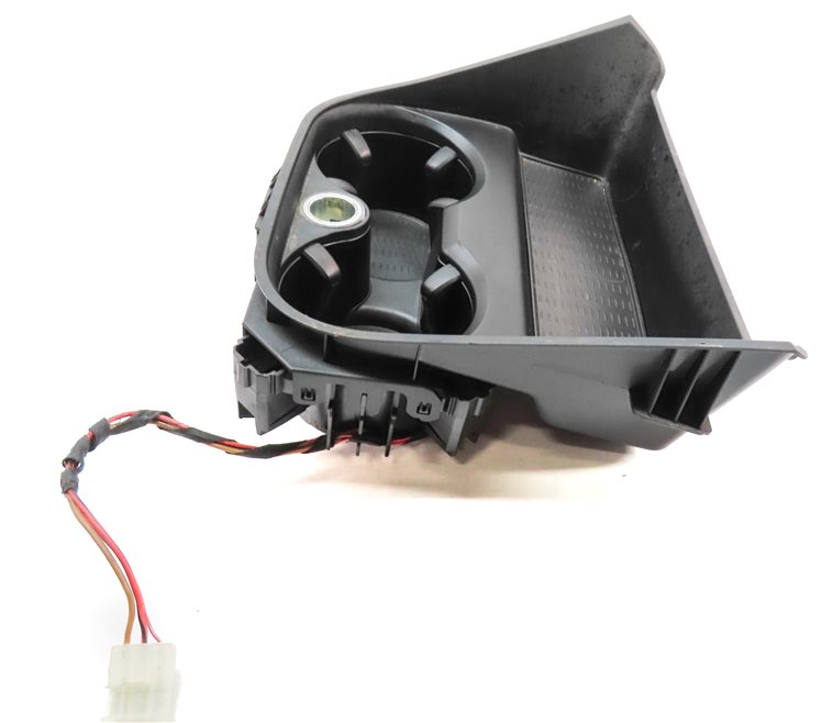 Thumbnail 4: 2014 BMW X3 (F25) FRONT CENTER CONSOLE DUAL CUPHOLDER COMPARTMENT w/12V SOCKET