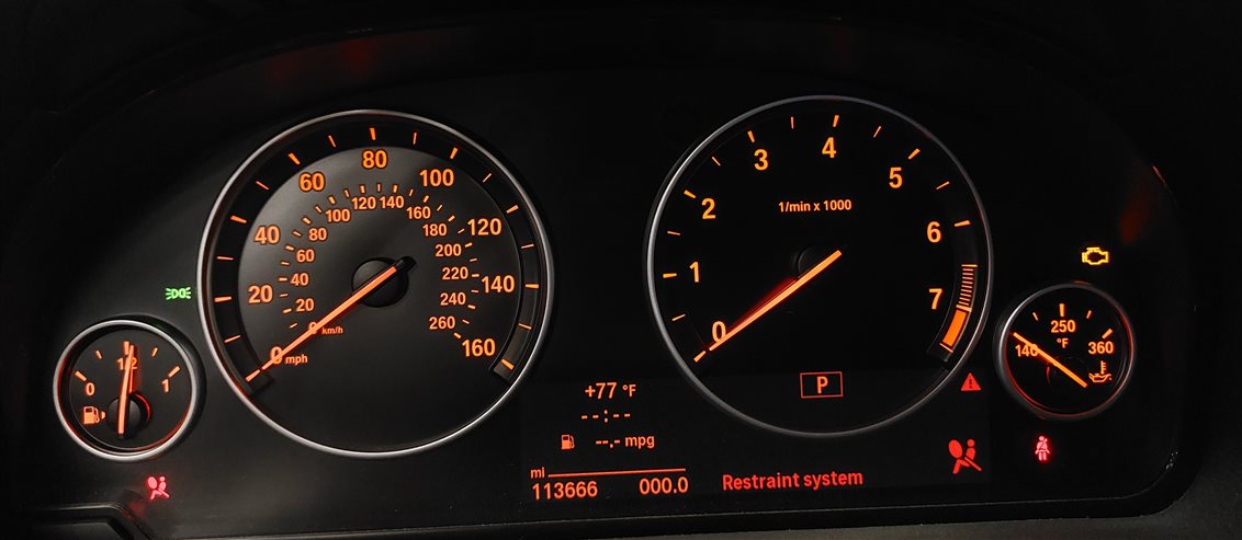 Thumbnail 2: 14-19 BMW 528i 535i 550i 640i 650i 740i 750i 760i X3 X4 SPEEDOMETER GAUGE (113k)
