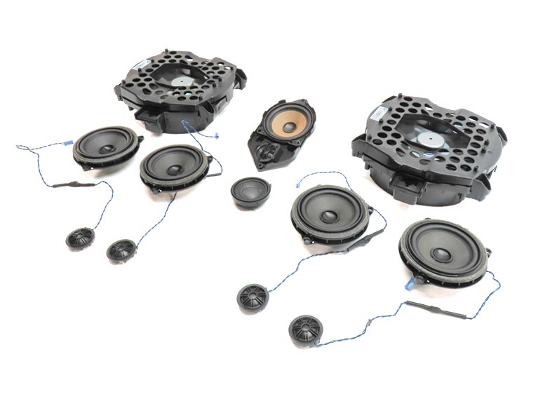 2014 BMW X3 (F25) RADIO AUDIO SOUND SYSTEM SUBWOOFER TWEETER SPEAKER SET/12