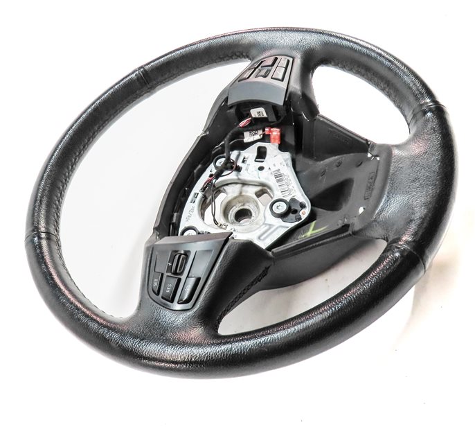 Thumbnail 4: 11-17 BMW X3 (F25) 3 SPOKE STEERING WHEEL & MULTIFUNCTION SWITCH BUTTONS (BLACK)