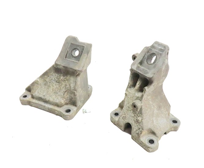 16 RANGE ROVER SPORT (L494) 3.0L SUPER ENGINE MOTOR SUPPORT MOUNT BRACKET SET/2