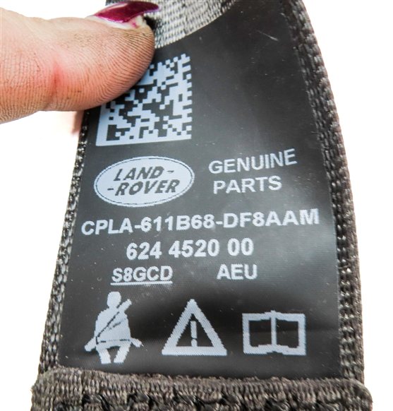 Thumbnail 6: 2016 RANGE ROVER SPORT (L494) REAR 2ND ROW RIGHT SEAT SEATBELT RETRACTOR (Black)