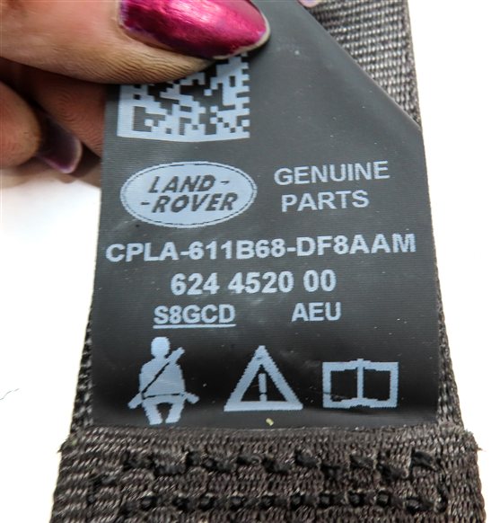 Thumbnail 6: 2016 RANGE ROVER SPORT (L494) REAR 2ND ROW LEFT SEAT SEATBELT RETRACTOR (Black)