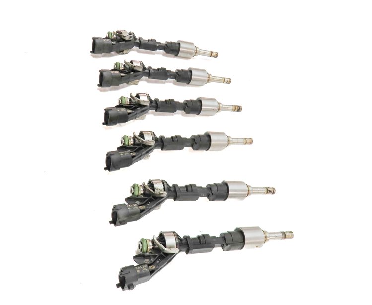 Thumbnail 4: 13-19 XE XF XJ RANGE ROVER SPORT LR4 3.0L SUPERCHARGED ENGINE FUEL INJECTOR SET6