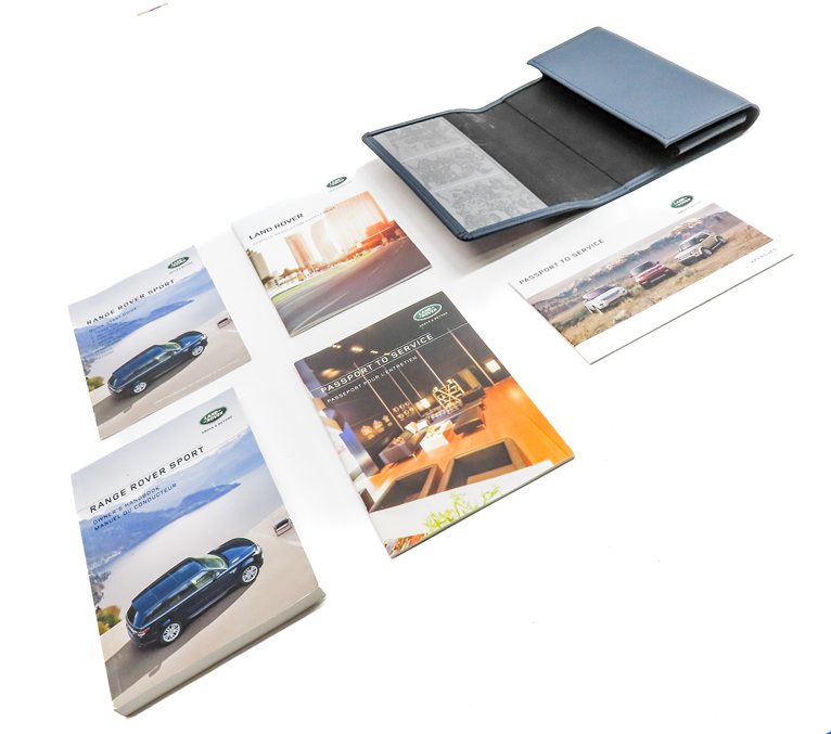 Thumbnail 3: 16 RANGE ROVER SPORT (L494) 3.0L SUPERCHARGED OWNER'S MANUAL BOOKLET SET w/CASE