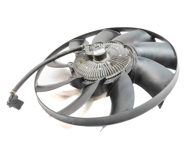Thumbnail 2: 13-16 RANGE ROVER SPORT (L405 L494) CONDENSER ELECTRIC COOLING FAN w/ CLUTCH