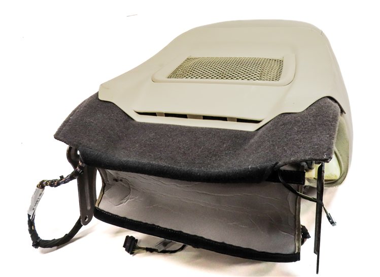 Thumbnail 12: 2016 ROVER SPORT (L494) FRONT RIGHT UPPER HEAT VENT MEMORY SEAT CUSHION (Almond)