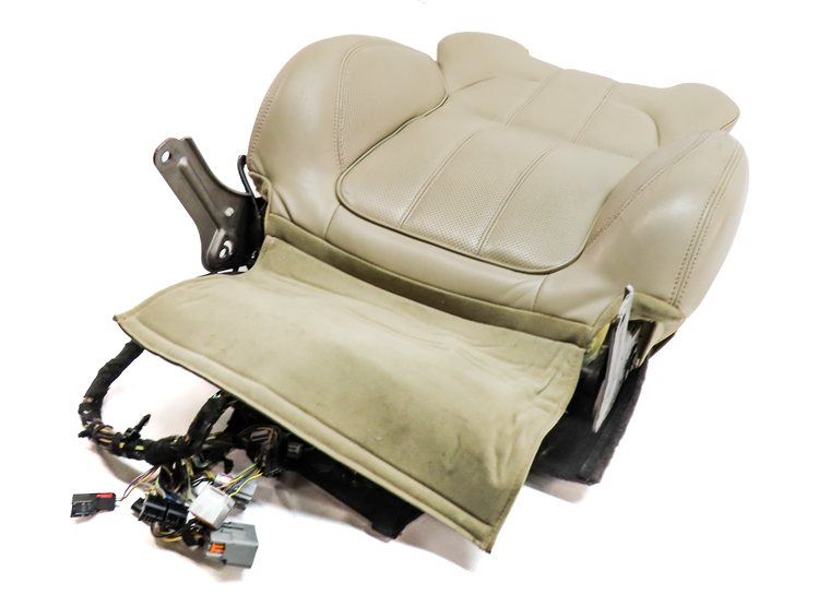 2016 ROVER SPORT (L494) FRONT LEFT UPPER HEAT VENT MEMORY SEAT CUSHION (Almond)