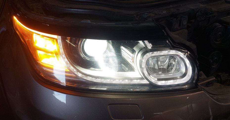 Thumbnail 2: 2014-2017 RANGE ROVER SPORT (L494) RIGHT XENON HID ADAPTIVE HEADLIGHT LIGHT LAMP