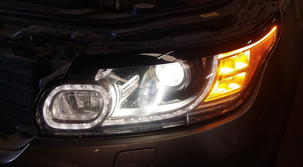 Thumbnail 2: 2014-2017 RANGE ROVER SPORT (L494) LEFT XENON HID ADAPTIVE HEADLIGHT LIGHT LAMP