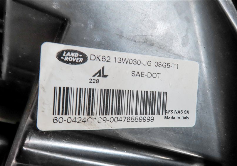 Thumbnail 7: 2014-2017 RANGE ROVER SPORT (L494) LEFT XENON HID ADAPTIVE HEADLIGHT LIGHT LAMP