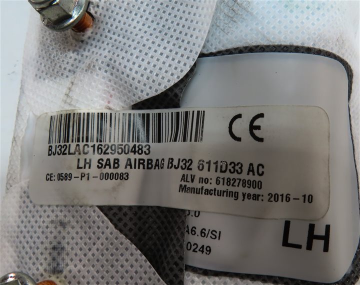 Thumbnail 6: 12-19 DISCOVERY SPORT EVOQUE (L538 L550) LEFT FRONT DRIVER SEAT AIRBAG AIR BAG