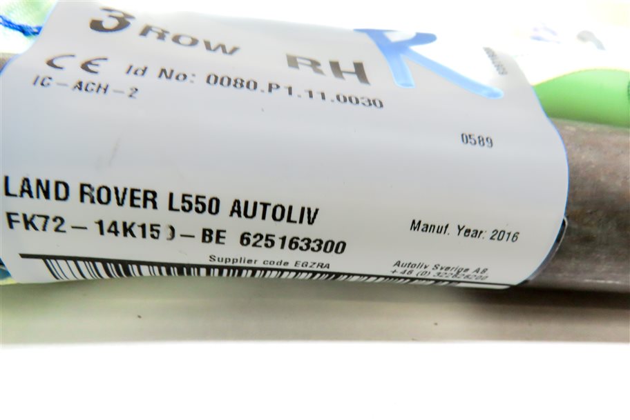 Thumbnail 4: 2015-2019 LAND ROVER DISCOVERY SPORT (L550) RIGHT SIDE CURTAIN AIRBAG AIR BAG