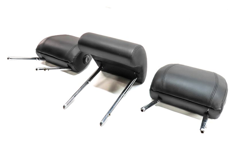 15-19 ROVER DISCOVERY SPORT (L550) REAR LEFT RIGHT CENTER HEADREST SET 3 (034DU)