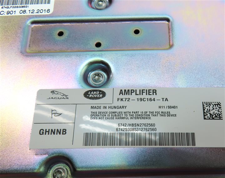 Thumbnail 7: 2017 LAND ROVER DISCOVERY SPORT (L550) RADIO STEREO SOUND SYSTEM AMP AMPLIFIER