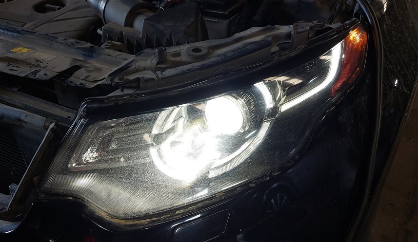 Thumbnail 2: 15-19 DISCOVERY SPORT (L550) LEFT AFS ADAPTIVE XENON HEADLIGHT HEAD LIGHT LAMP