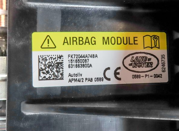 Thumbnail 7: 2015-2019 LAND ROVER DISCOVERY SPORT (L550) RIGHT PASSENGER DASH AIRBAG AIR BAG