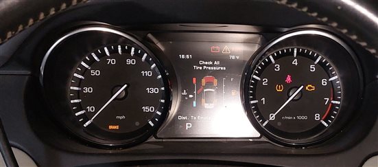 Thumbnail 2: 16 DISCOVERY SPORT L550 2.0L SPEEDOMETER BODY ECM ECU ENGINE MODULE & KEY SET