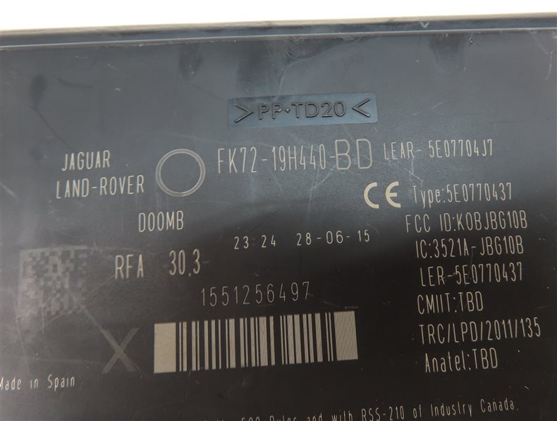 Thumbnail 9: 16 DISCOVERY SPORT L550 2.0L SPEEDOMETER BODY ECM ECU ENGINE MODULE & KEY SET