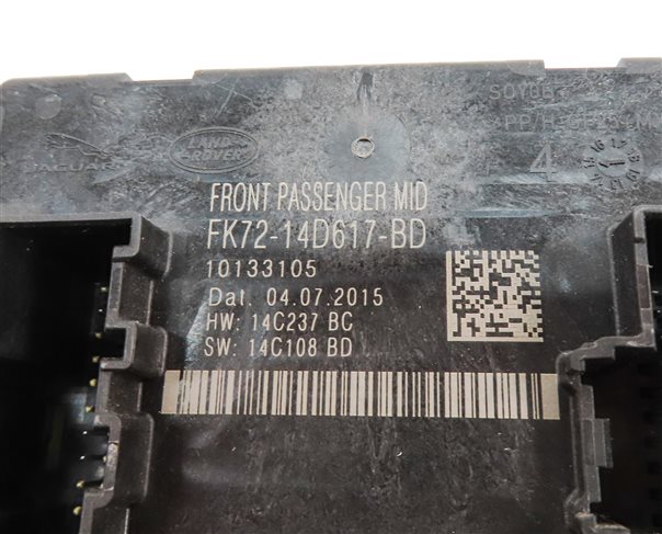 Thumbnail 6: 2016 LAND ROVER DISCOVERY SPORT (L550) FRONT RIGHT PASSENGER DOOR CONTROL MODULE