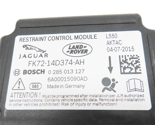 Thumbnail 6: 2015-2019 LAND ROVER DISCOVERY SPORT (L538) SRS BAG CONTROL MODULE