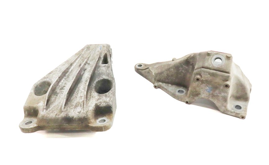 Thumbnail 1: 14 BMW 640XI GRAN COUPE F06 3.0L (N55) LEFT & RIGHT MOTOR MOUNT BRACKET SET/2