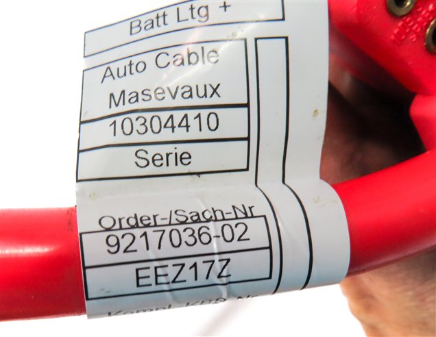 Thumbnail 6: 14 BMW 640XI GRAN COUPE (F06) 3.0L (N55) ENGINE POSITIVE BATTERY TERMINAL CABLE