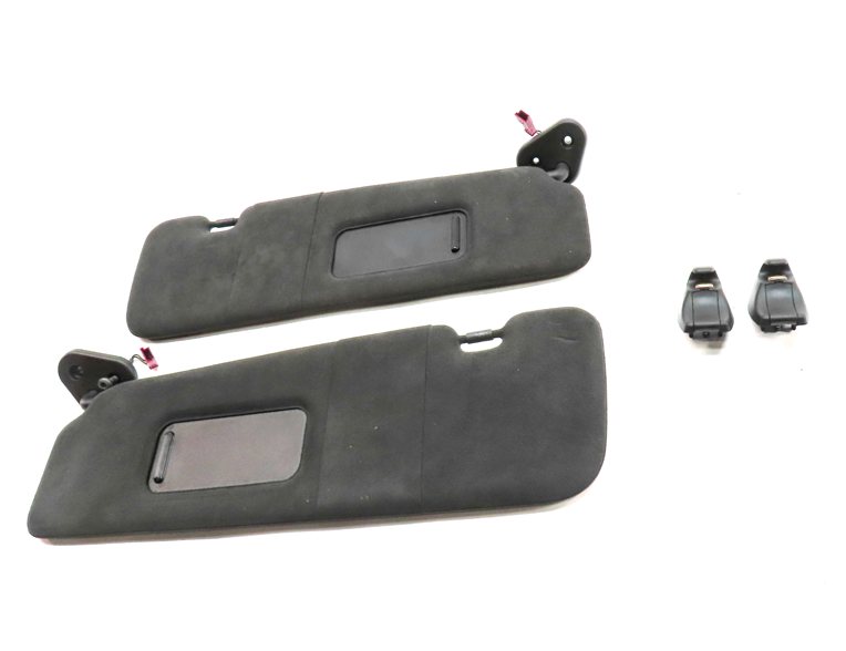 Thumbnail 2: 12-19 BMW 640i 650i M6 F06 F12 LEFT/RIGHT SUNVISOR SET (Black)