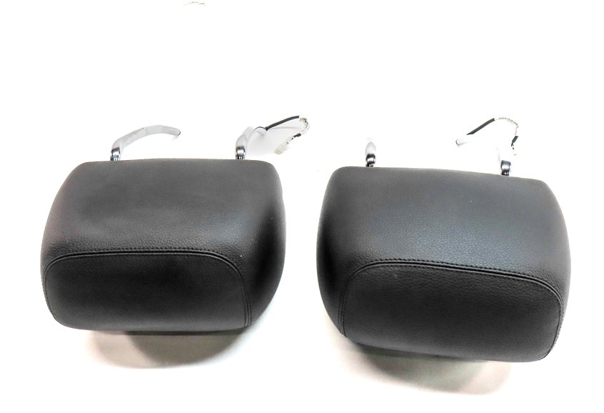 Thumbnail 6: 12-19 BMW 640i 650i M6 F06 F12 F13 FRONT LEFT & RIGHT SEAT HEADREST SET/2(Black)