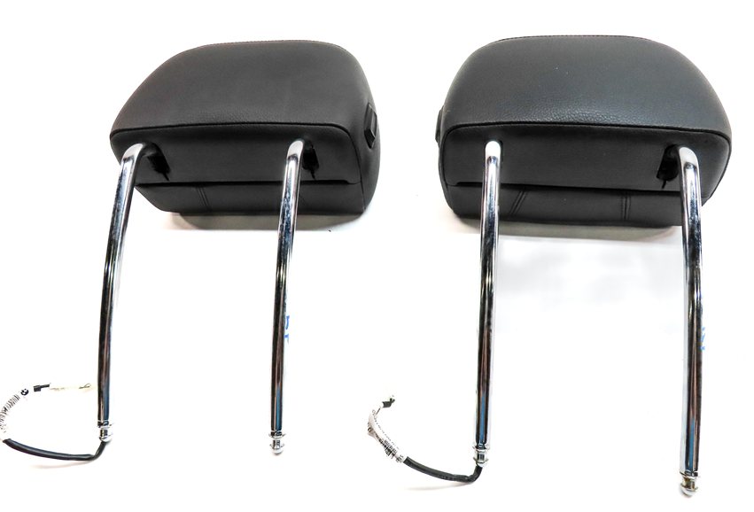 Thumbnail 7: 12-19 BMW 640i 650i M6 F06 F12 F13 FRONT LEFT & RIGHT SEAT HEADREST SET/2(Black)