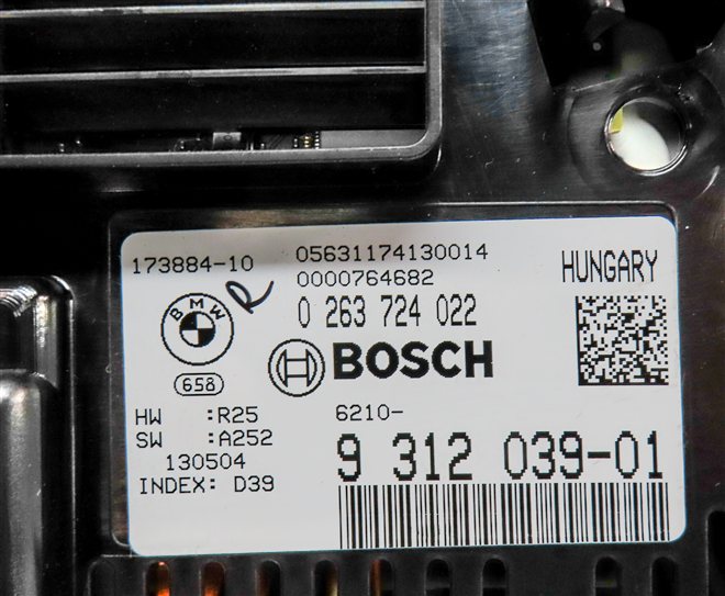 Thumbnail 8: 11-14 BMW 528i 535i 550i 640i 650i 740i 750i 760i X3 SPEEDOMETER GAUGE (111k)