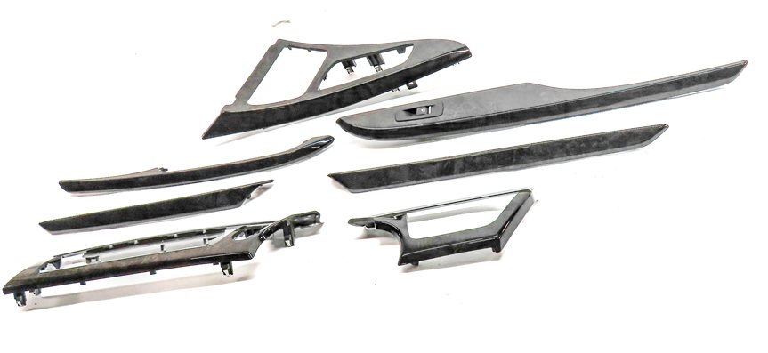 Thumbnail 22: 14 BMW 640XI GRAN COUPE F06 INTERIOR DASH CENTER CONSOLE DOOR TRIM SET/7(Poplar)