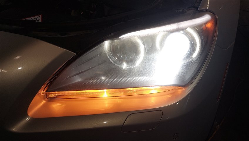 Thumbnail 2: 12-15 BMW 640i 650i ALPINA B6 M6 FRONT LEFT DRIVER ADAPTIVE XENON HEADLIGHT LAMP