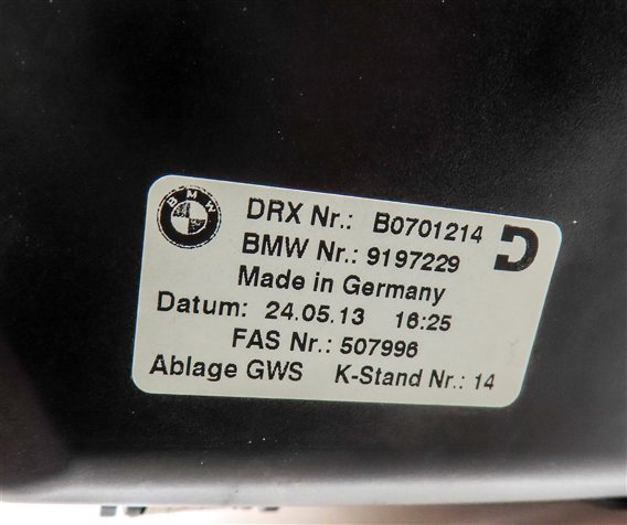 Thumbnail 7: 2014 BMW 640XI GRAN COUPE (F06) FRONT CENTER CONSOLE STORAGE BIN w/ 12V SOCKET