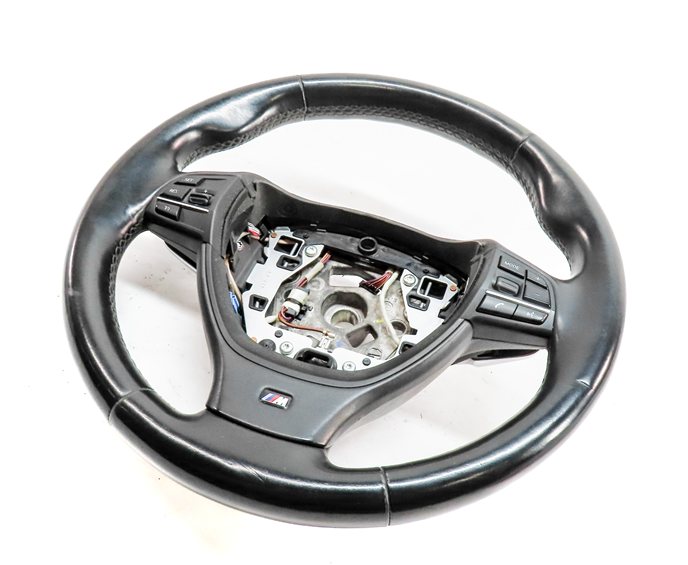 14-19 BMW 640i 650i DRIVER HEATED STEERING WHEEL w/PADDLE SHIFT & SWITCH (Black)