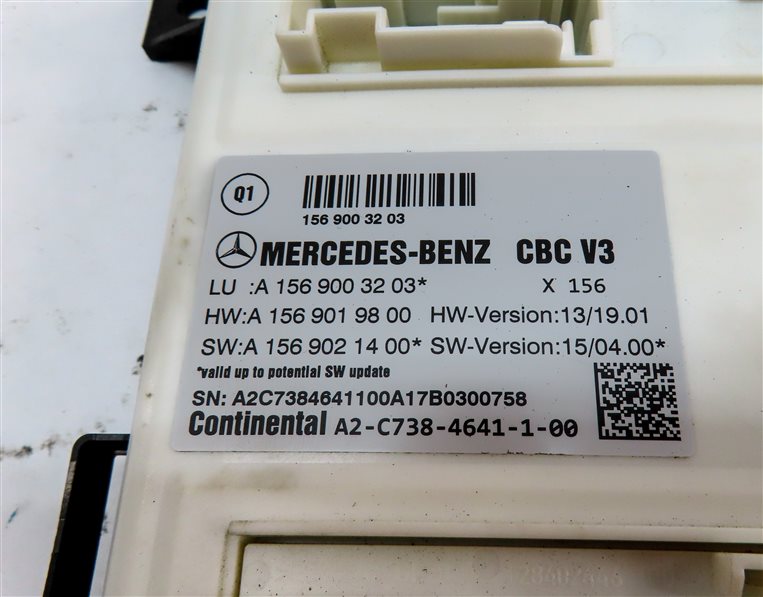 Thumbnail 7: 14-15 MERCEDES CLA250 CLA45 (C117) FRONT SIGNAL ACQUISITION CONTROL MODULE SAM