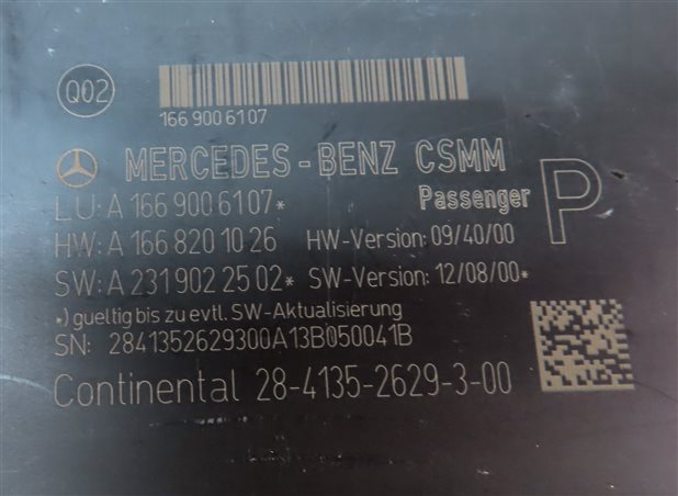 Thumbnail 6: 14-19 MERCEDES CLA250 G550 G63 G65 GLS350 GLS450 FRONT RIGHT SEAT CONTROL MODULE