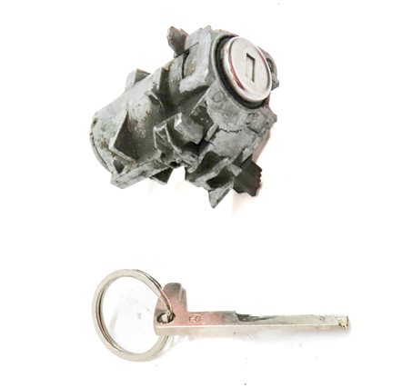 Thumbnail 3: 2014 MERCEDES CLA250 (C117) FRONT LEFT DRIVER DOOR HANDLE LOCK CYLINDER w/KEY